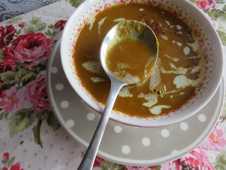 Creamy Curried Sweet Potato Soup