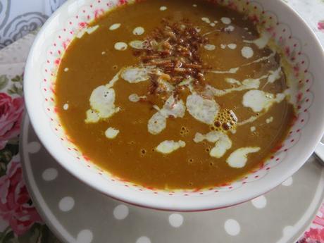 Creamy Curried Sweet Potato Soup
