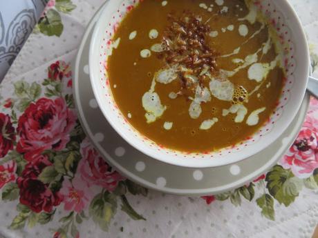 Creamy Curried Sweet Potato Soup