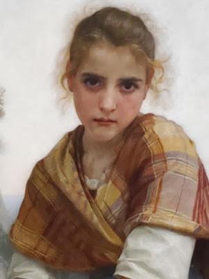 THE BROKEN PITCHER by William Adolphe Bouguereau, at the LEGION OF HONOR ART MUSEUM, San Francisco