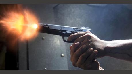 Motorbike shooters fail to hit  target as firearm malfunctions