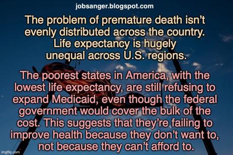 The Red States Seem To Be On A Death Trip