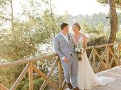 Lovely Summer Wedding Kefalonia with White Hydrangeas Gold Details Kate Nick