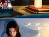 SAVE Touch Sensitive Multicolor Changing Bedside Lamp