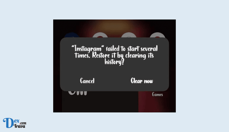 How to Fix Instagram Failed to Start Several Times