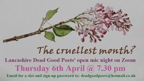 Lancashire Dead Good Poets' April Open Mic Night