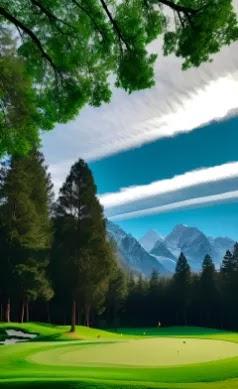 golf ground generated by dream by WOMBO AI