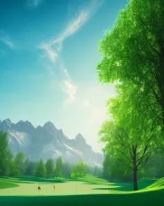 golf ground generated by starryai AI