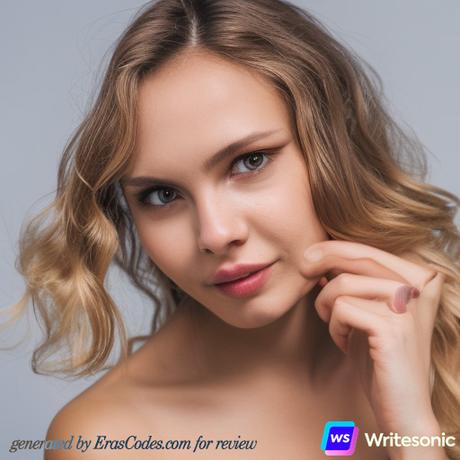 model girl hand on chin