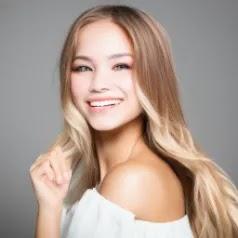 model girl hand on chin generated by DreamStudio Lite AI