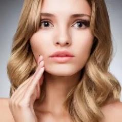 model girl hand on chin generated by DeepAI AI