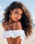How to Write a Text to Image Prompt to Generate a Perfect Image with an AI Brazilian girl, off shoulder white top, portrait shot, AI generated image, thumbnail image