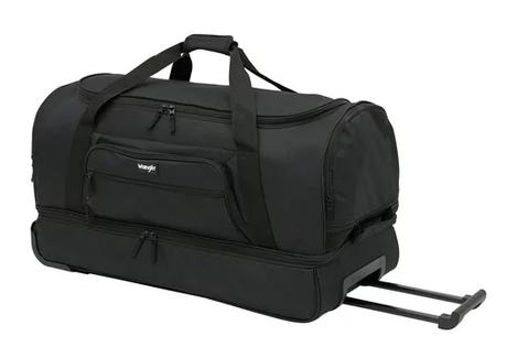 SAVE Wrangler 2-Section Drop Bottom Rolling Travel Duffel