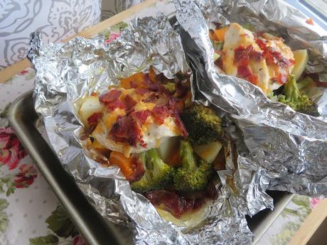 Cheesy Ranch Chicken & Bacon Foil Packs