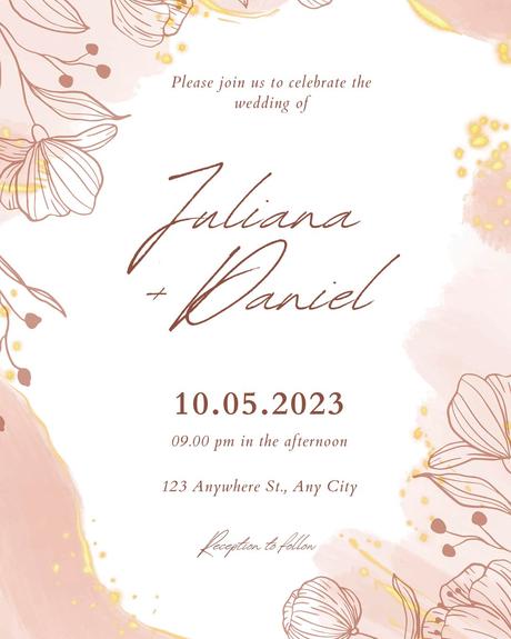 wedding-invitattions-template-floral