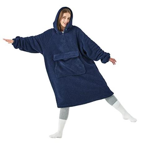 SAVE - Cozy Sherpa Hooded Wearable Blanket Hoodie