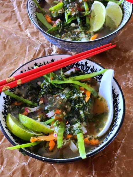 Easy Asian Spring Noodle Soup