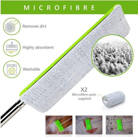 SAVE - Easy Gleam 2 PACK Microfiber Mop Pad