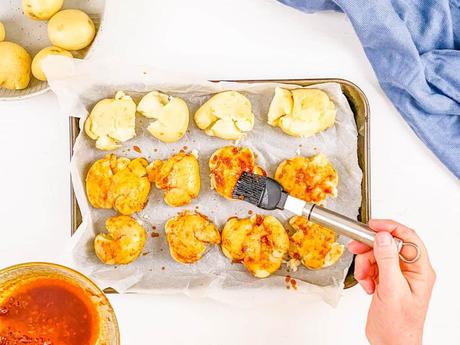 Air Fryer Smashed Potatoes