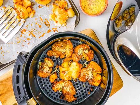 Air Fryer Smashed Potatoes