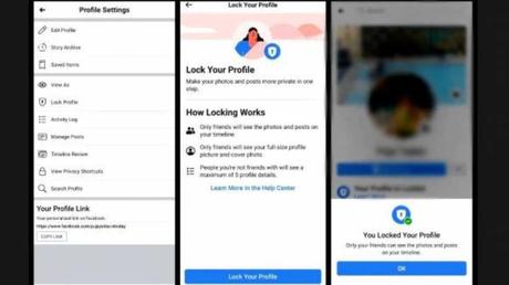 How to Lock Facebook Profile on iPhone, Android and Web