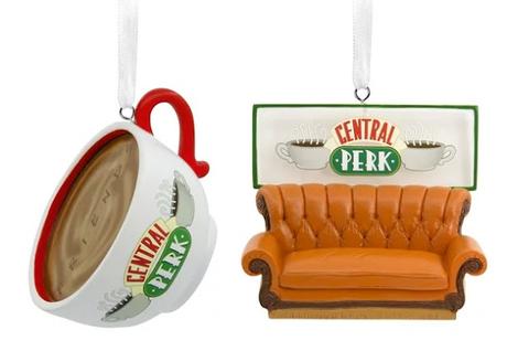 SAVE - Friends Central Perk Cafe Coffee Cup and Couch Ornaments