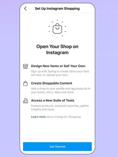 Set up Instagram shopping