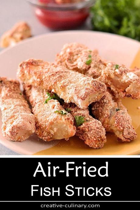 Homemade Air Fried Fish Sticks