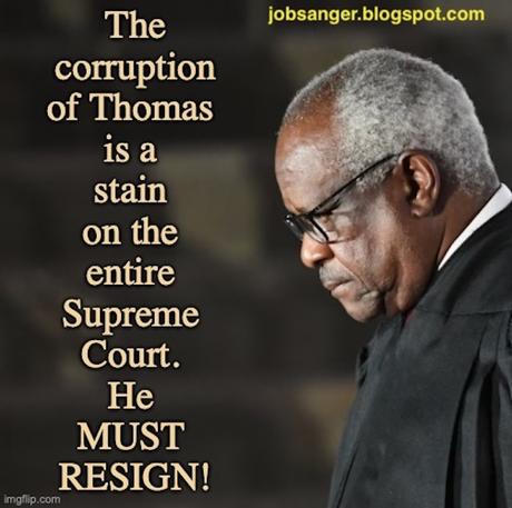 Thomas Is A Blight On Supreme Court - He MUST RESIGN!