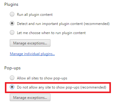 How to Block Pop-Ups on Google Chrome