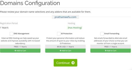 A2 Hosting Domain Configuration