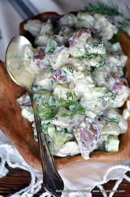 eastern european red potato salad