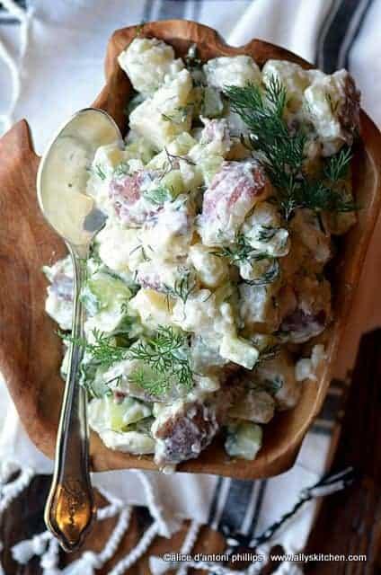 eastern european red potato salad