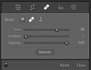Spot Healing Tool Lightroom