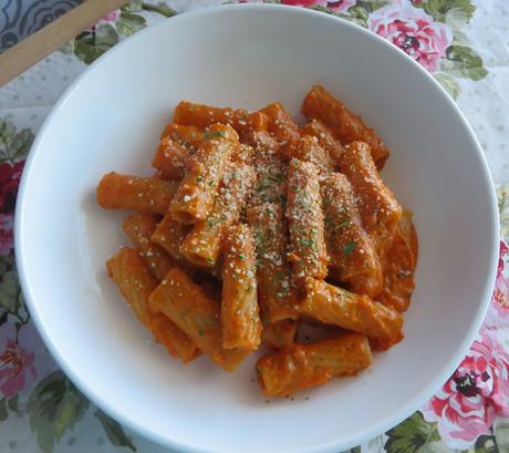 Pasta with Pink Sauce (for two)