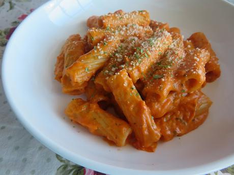 Pasta with Pink Sauce (for two)