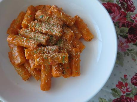 Pasta with Pink Sauce (for two)