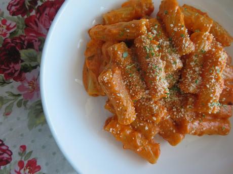 Pasta with Pink Sauce (for two)