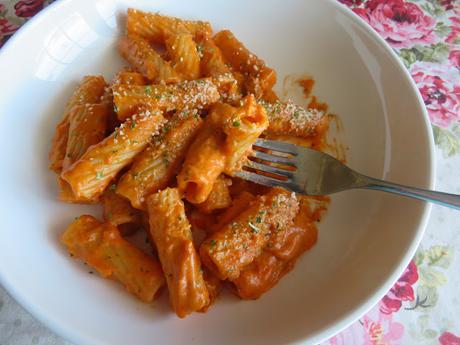 Pasta with Pink Sauce (for two)