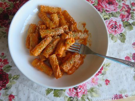 Pasta with Pink Sauce (for two)