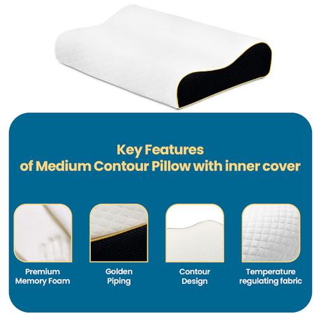 Contour Pillow For Neck Pain