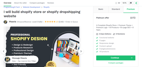 7 Shopify dropshipping freelancers on Fiverr For Hire in 2023