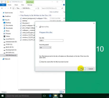 How to Burn a CD/ DVD on Windows?