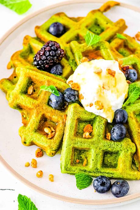 Green Waffles