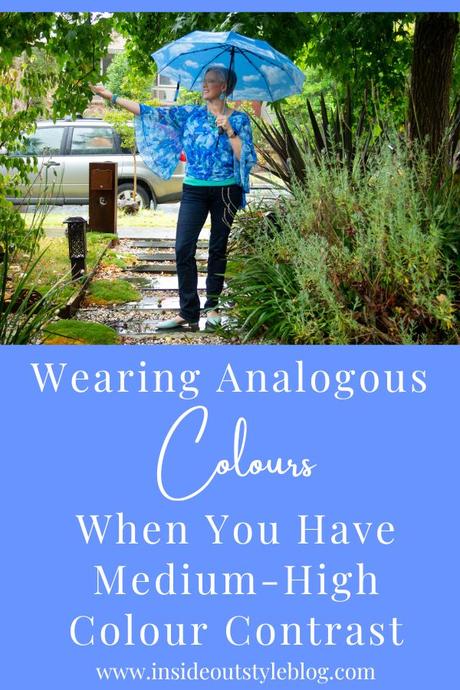 Wearing Analogous Colours When You Have Medium-High Colour Contrast