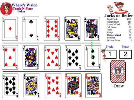 Where's Waldo Trade 'N' Place Poker