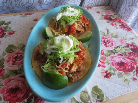 Chicken Tostadas