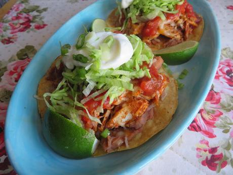 Chicken Tostadas