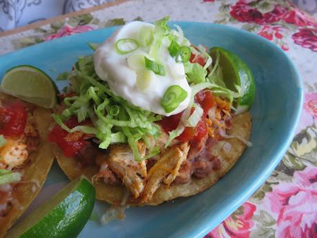 Chicken Tostadas