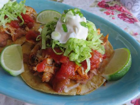 Chicken Tostadas